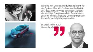 Dr. Hadi Saleh, CEO CeramTec-Gruppe