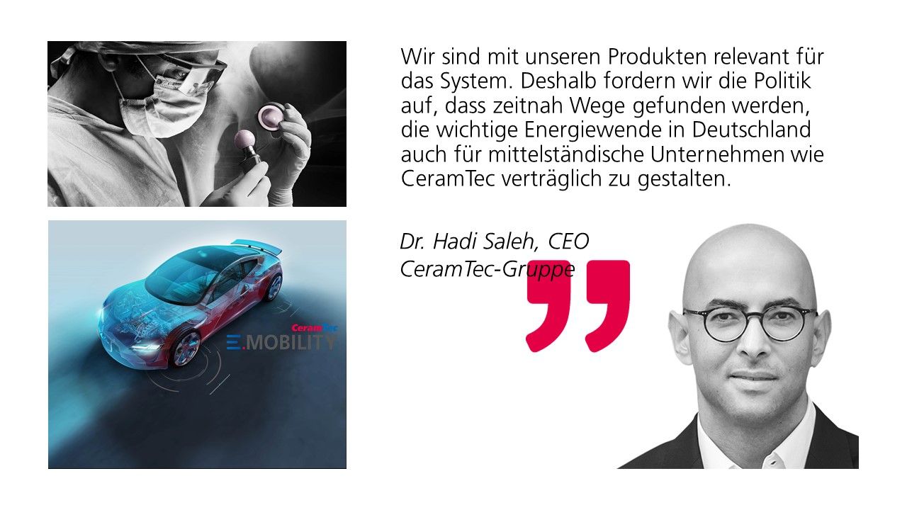 Dr. Hadi Saleh, CEO CeramTec-Gruppe